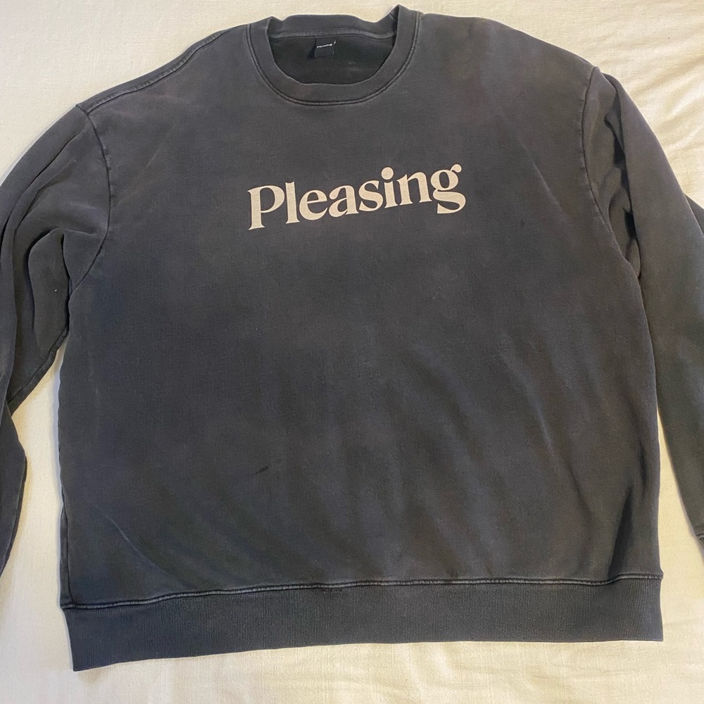 Harry Styles Pleasing Crewneck - black